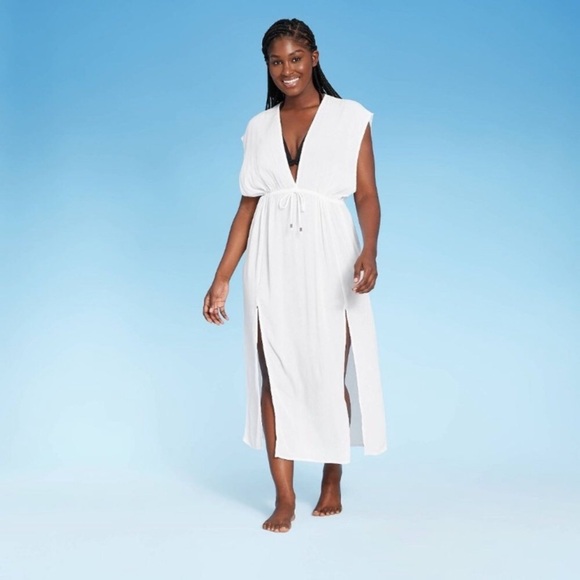 Tie-front Midi Cover Up Dress - Kona Sol™ : Target c2. - Picture 3 of 16